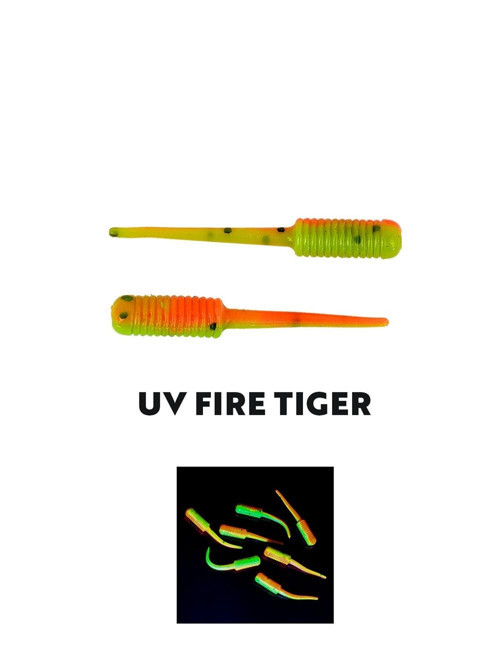 Baby FRY 2,7cm LRF Silikon Yem Fluo Fire Tiger