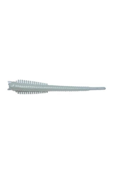 Sandworm Silikon 9cm Lrf Silikon Yem Glow Pearl White