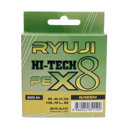 Hi-Tech x8 Green İp Misina 300mt GREEN-0,21 MM