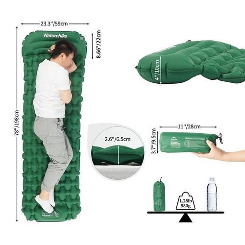 FC-12 Infatable Şişme Kamp Matı Army Green