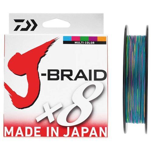 J-Braid x8 Multicolor İp Olta Misinası 150mt MultiColor-0,20 mm