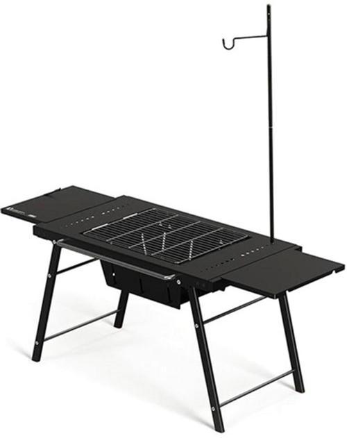 Multifunctional Travel Barbecue + Katlanabilir Masalı BLACK