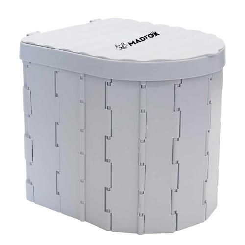 Bi-Pot Katlanır Portatif Kamp Tuvaleti [WC] GRİ