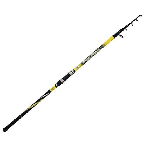 Spigola Surf 100-200gr Teleskopik Surf Kamışı SİYAH/SARI-420 CM