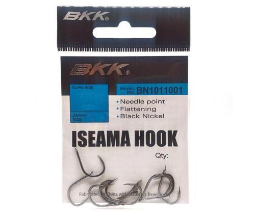 Iseama Hook Black Nikel Olta İğnesi Black Nickel-NO:5
