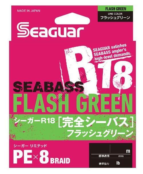 R18 Seabass Flash Green PE 8 Örgü Spin İp Misina 150 mt Flash Green-0,165 mm