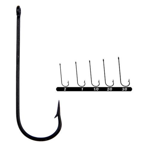 Delikli Uzun Black Nikel Olta İğnesi Black Nickel-NO:1/0