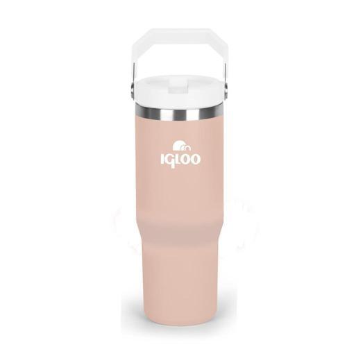 İgloo Powder Termos 900 ML Pipetli Termos Bardak Somon/Beyaz