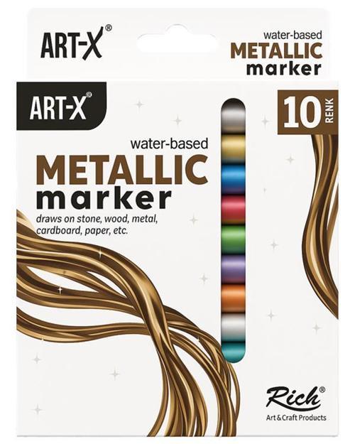 Art X Metalik Marker Set 10 Renk 19578