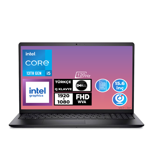 Vostro 3530 i5-1334U 32GB 1TB SSD 15.6" FHD W11P Taşınabilir Bilgisayar N3404PVNB3530U 010