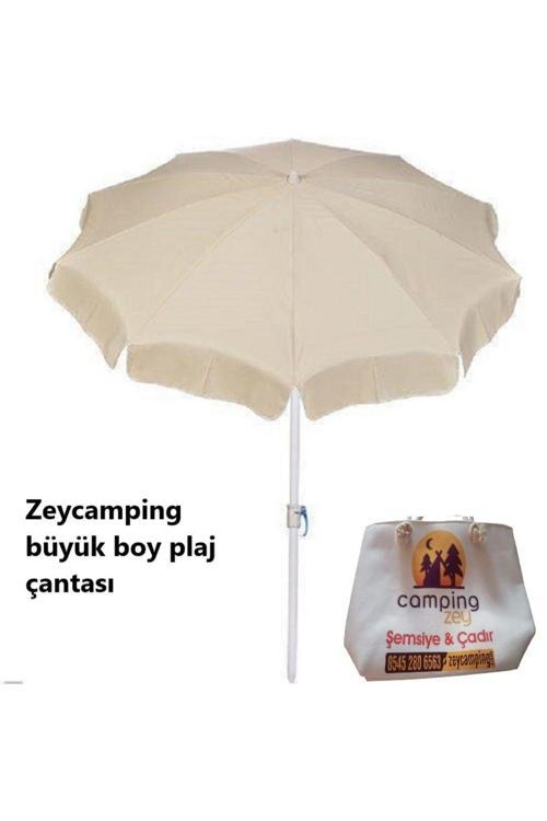 200cm kalın kumaş plaj bahçe  balkon  havuz şemsiye +taşıma  ve havlu çantası  ( BİDON HARİÇ )
