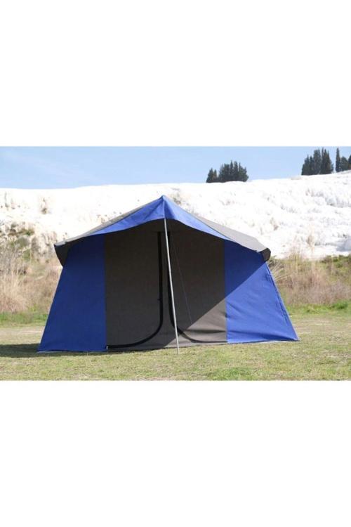 2+0 DOUBLE KAMP ORMAN ŞANTİYE DEPO ÇADIRI 6 KİŞİLİK ( KAPIDA SİNEKLİK MODELLİ )