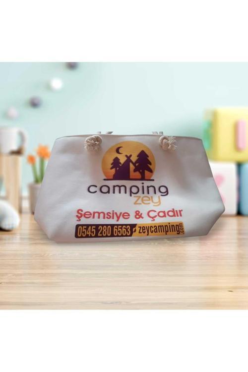 ZEYCAMPİNG BÜYÜK BOY  PLAJ HAVLUSU PİKNİK BAHÇE EŞYALARI TAŞIMA ÇANTASI