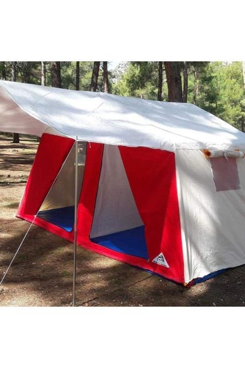 Zeycamping 2 Odalı 4 Mevsimlik 14 M2 Kamp Aile Ormancı Depo Şantiye Dağcı Çadırı 7 Kişilik