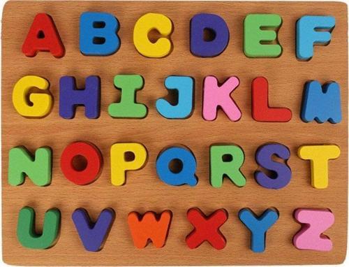 3D Ahşap Harfler Eğitici Yapboz Puzzle