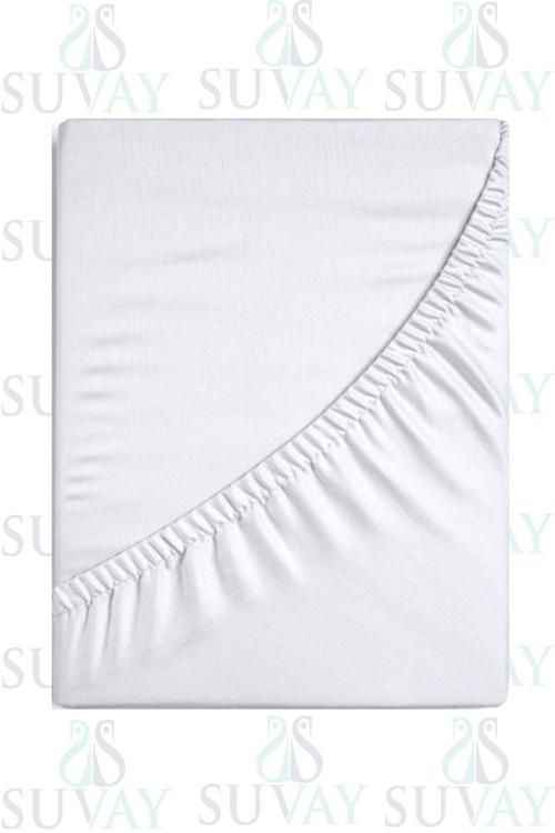 Beyaz Bebek Lastikli Çarşaf %100 Pamuklu Penye Park Yatak | 60X120 | 70X110| 70X120| 70X130| 70X140