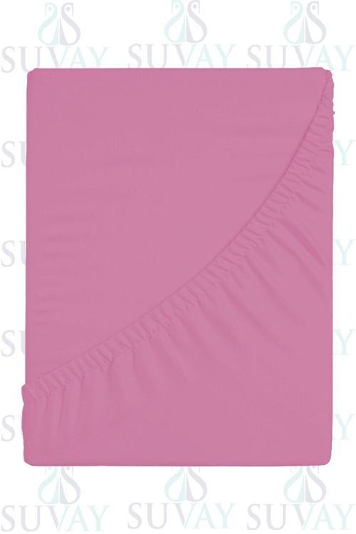 Pembe Bebek Lastikli Çarşaf %100 Pamuklu Penye Park Yatak | 60X120| 70X110| 70X120| 70X130| 70X140