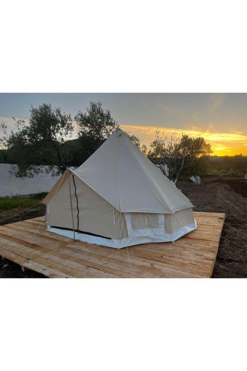 Zeycamping 9 M2 Kamp Orman Dağcı 4 Mevsimlik Çadır Koruma Örtüsü Soba Adaptörü