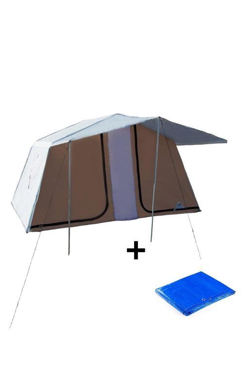 Zeycamping 2 Odalı 14 M2 Kamp Ormancı Barınak Dağcı Çadırı Ve Koruma Brandası