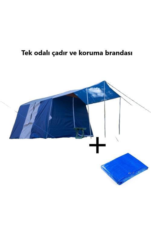 Zeycamping Tek Odalı Çadır 6 Kişilik Kamp Orman Barınak Dagcı Balık Kara Avı Çadırları