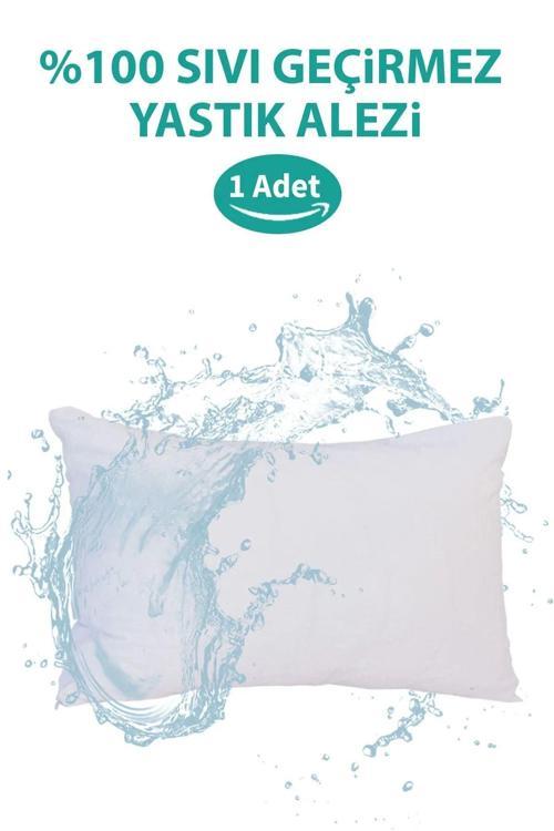 Su Sıvı Geçirmez Yastık Alezi Pamuklu Fermuarlı Terletmeyen Yastık Koruyucu Kılıf