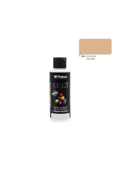 X1art Vernikli Hobi Boyası 120ml - 0056 Sütlü Kahve