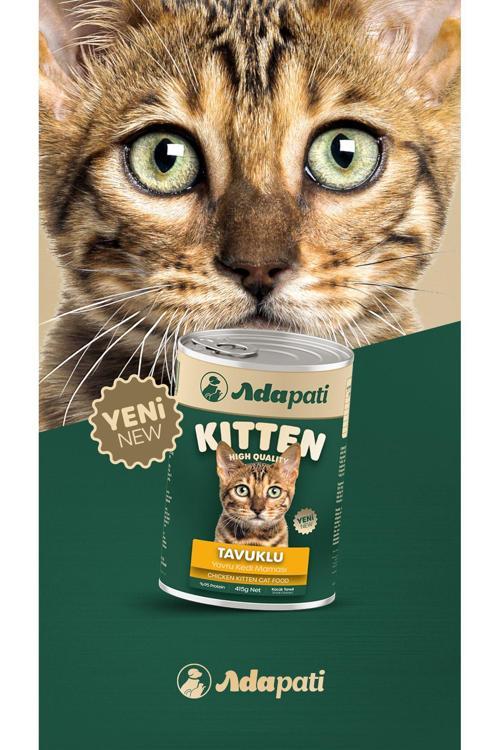 Tavuk Eti Aromalı Komple Yavru Kedi Maması 415 Gr