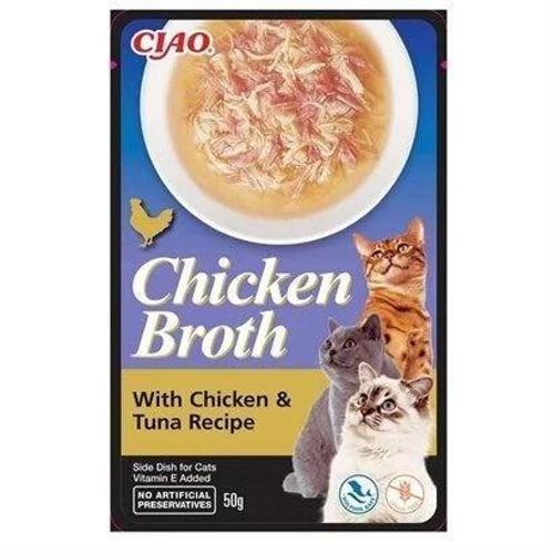 Chicken Churu Broth Ton Balıklı ve Tavuk Sulu Kedi Ödül Maması 50 gr