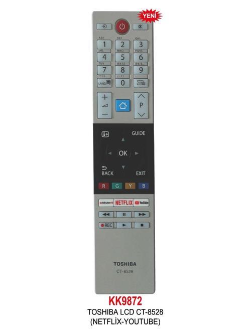 TOSHIBA LCD CT-8528(NETFLİX-YOUTUBE) KUMANDA