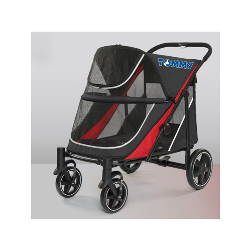 Evcil Hayvan Arabası Kırmızı 112*65*100cm Max 40kg