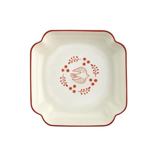 Red Bird Köşeli Tabak 19 cm