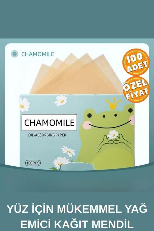 Papatyalı Yağlı Ciltler Için Yüz Mendili Yağ Kontrol Kağıdı Yağ Emici Kağıt Unisex Oil Control Paper