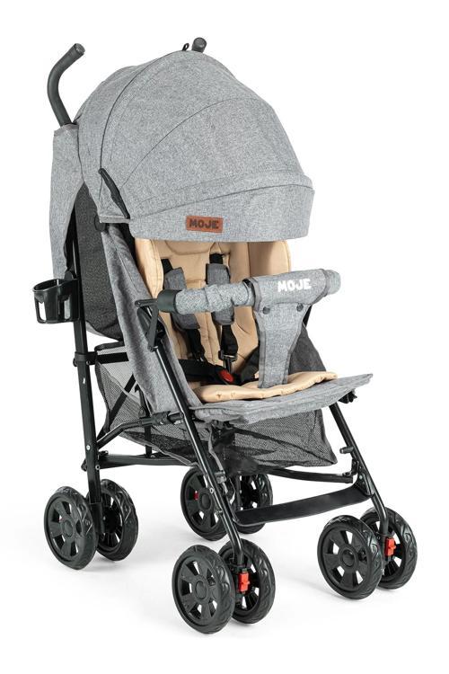 Strong Baston Bebek Arabası Gri Siyah