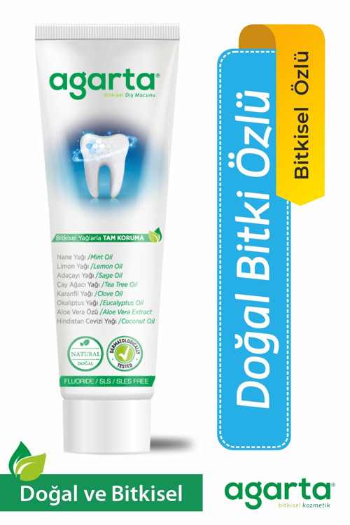 Doğal Bitki Özlü Florürsüz Diş Macunu 100 Ml/130 Gr