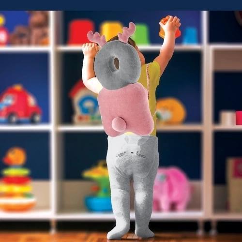 Bebek Melek Kanadı Koruma Yastığı 527 Pembe Kadife
