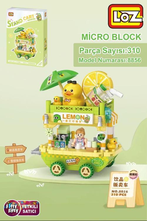 Loz Micro Block Serisi Limonata Arabası 310 Parça Oyuncak Yapım Seti FFLZ-8856