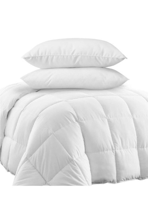 Mavera Ev Tekstili Çift Kişilik Antialerjik Microfiber Yorgan 195X215+2 Li Yastık