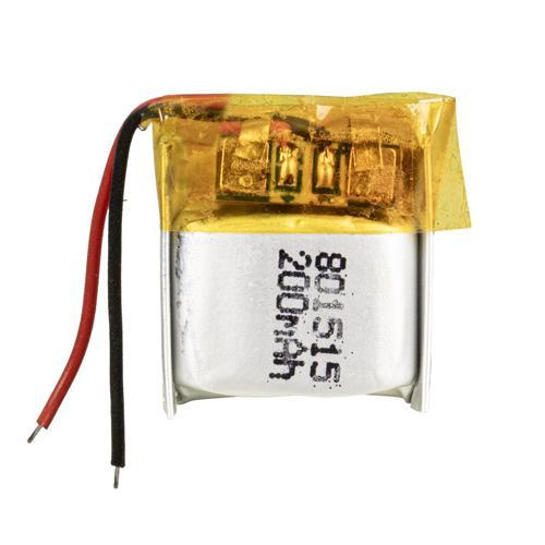 Powermaster 801515 3.7 Volt 200 Mah Lityum Polimer Pil 80x15x15 mm Akıllı Saat Kulaklık İntercom Pili