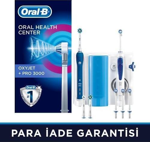 Ağız Bakım Merkezi: Oxyjet Ağız Duşu + Pro 3000 Sarj Edilebilir Diş Fırçası
