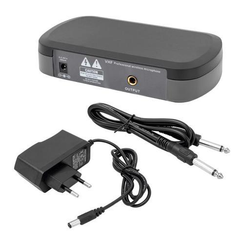 MV-3812 VHF Yaka Tipi Telsiz Mikrofon Kablosuz Yaka Mikrofonu Alıcı Verici Tam Set