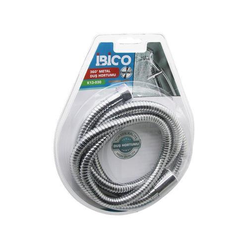 360 DERECE - METAL  DUŞ HORTUMU  1.5MT   VAKUMLU AMBALAJ   ANTİ TWİST=DOLANMAZ-KIVRILMAZ-KOPMAZ (2818)