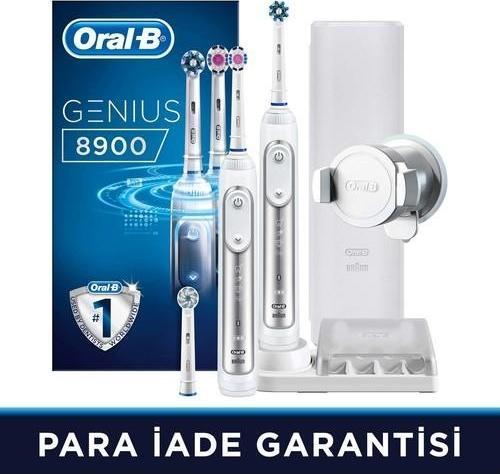 Genius 8900 2'Li Avantaj Paketi Şarj Edilebilir Diş Fırçası