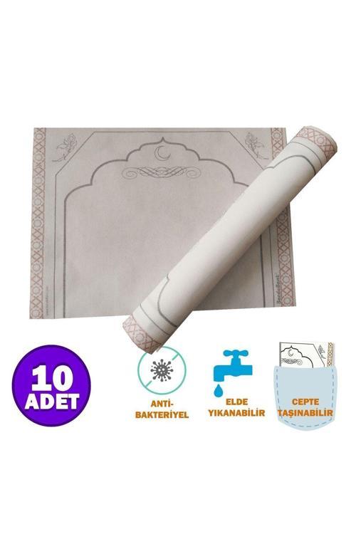 Perisfer Yıkanabilir Tek Kullanımlık Seccade Antibakteriyel Kumaş Cep Boy 30X40 Cm 10'Lu Rulo
