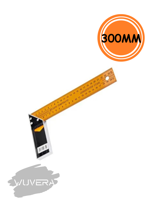 300 mm Sarı Marangoz Gönye – Hassas ve Sağlam İşçilik İçin Ölçüm Aracı