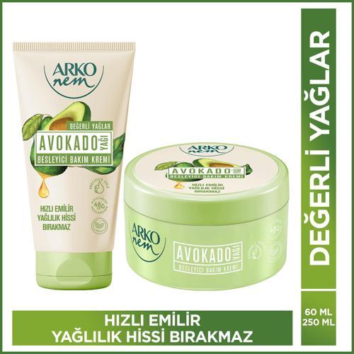 Nem Besleyici Bakım Kremi Avokado 250+60 Ml