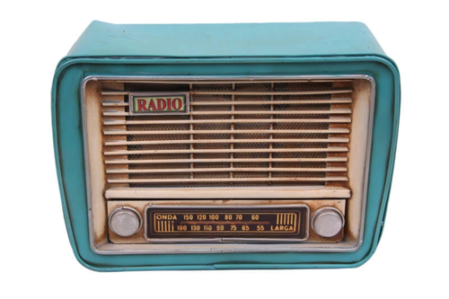 Dekoratif Metal Radyo Kumbaralı
