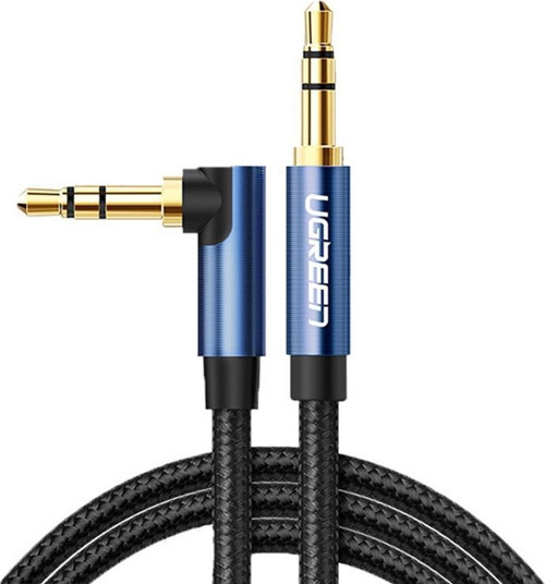 90 Derece L Tipi 3.5mm Aux Ses Kablosu 1.5 Metre
