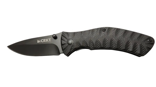 Crkt İncendor 2078 Bk Siyah Kamp Çakı 17,5cm - Manuel, Plastik Sap, Kemerlikli
