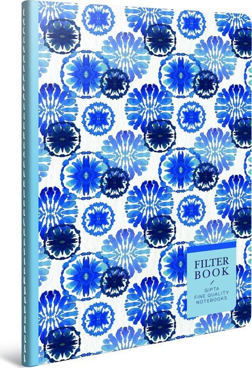 Filter Book İp Dikişli Karton Kapak Defter A5 60 Yaprak 70 Gram Krem Kağıt Çizgili (6 Lı Paket) 6351