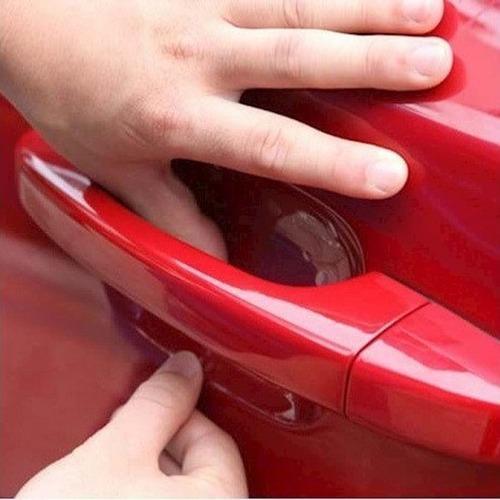Büro Ev Ofis Arabası için 4ADET 95x90CM Araç Dışı Kapı Kolu Oto Koruyucu Film Seti